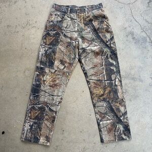 Wrangler Double Knee Realtree Woodland Camo Jeans Men's 32x32 97GR1AP
